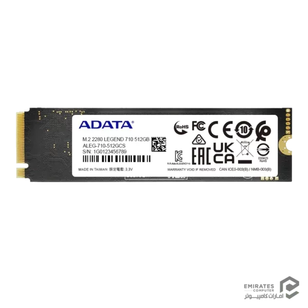 حافظه اس اس دی Adata Legend 710 512Gb