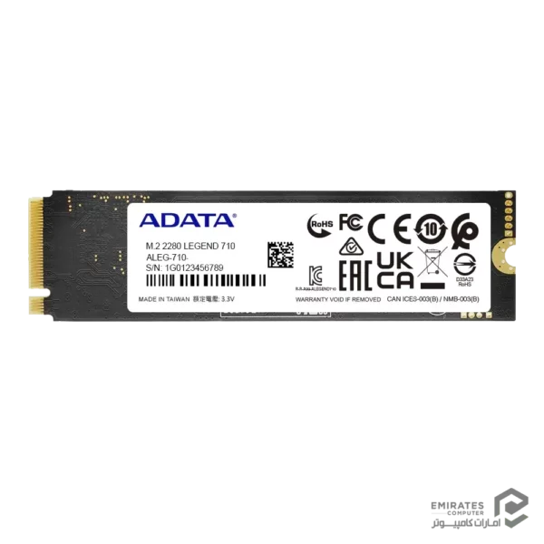حافظه اس اس دی Adata Legend 710 256Gb