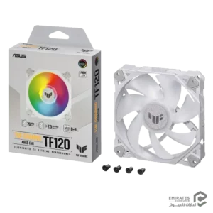 فن کیس Asus Tuf Gaming Tf120 Argb – ‌White