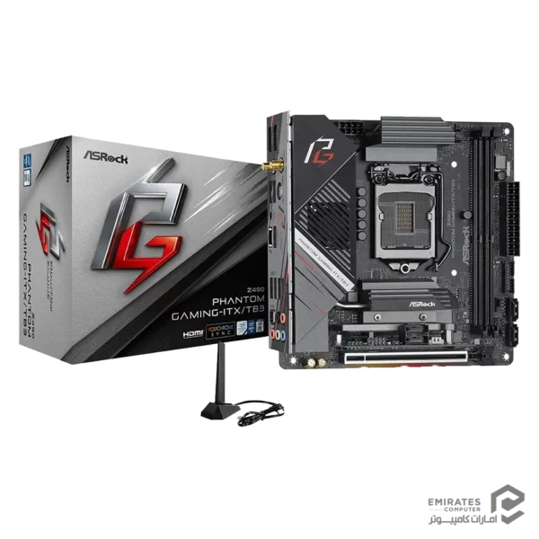مادربرد Asrock Z490 Phantom Gaming Itx/Tb3
