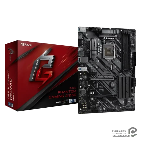 مادربرد Asrock Z490 Phantom Gaming 4/2.5G