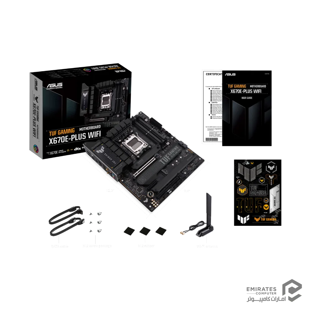 مادربرد ایسوس مدل TUF Gaming X670E-PLUS WiFi مادربرد ایسوس مدل TUF Gaming X670E-PLUS WiFi