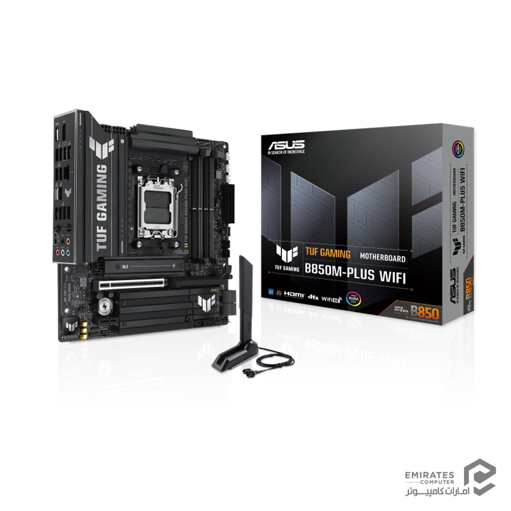 مادربرد ایسوس مدل Asus Motherboard TUF GAMING B850M-PLUS WIFI مادربرد ایسوس مدل Asus Motherboard TUF GAMING B850M-PLUS WIFI